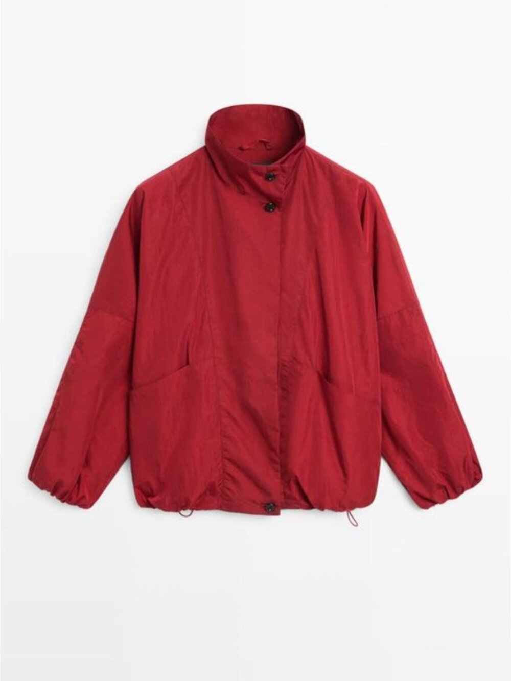 MASSIMO DUTTI HIGH NECK BOMBER PUFF JACKET - Picture 5 of 9